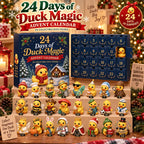 Free Shipping 🦆 24 Days of Duck Magic Advent Calendar – 24 Collectible Duck Figures