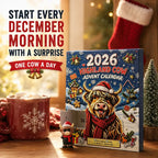 Free Shipping 🎄🐄 2026 Highland Cow Advent Calendar, 24 Days Christmas Countdown, Collectible Figures Gift