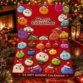 🔥 50% OFF + FREE SHIPPING 🚚 | 2026 Christmas Squishy Advent Calendar 🎄 24 Dumpling Surprises