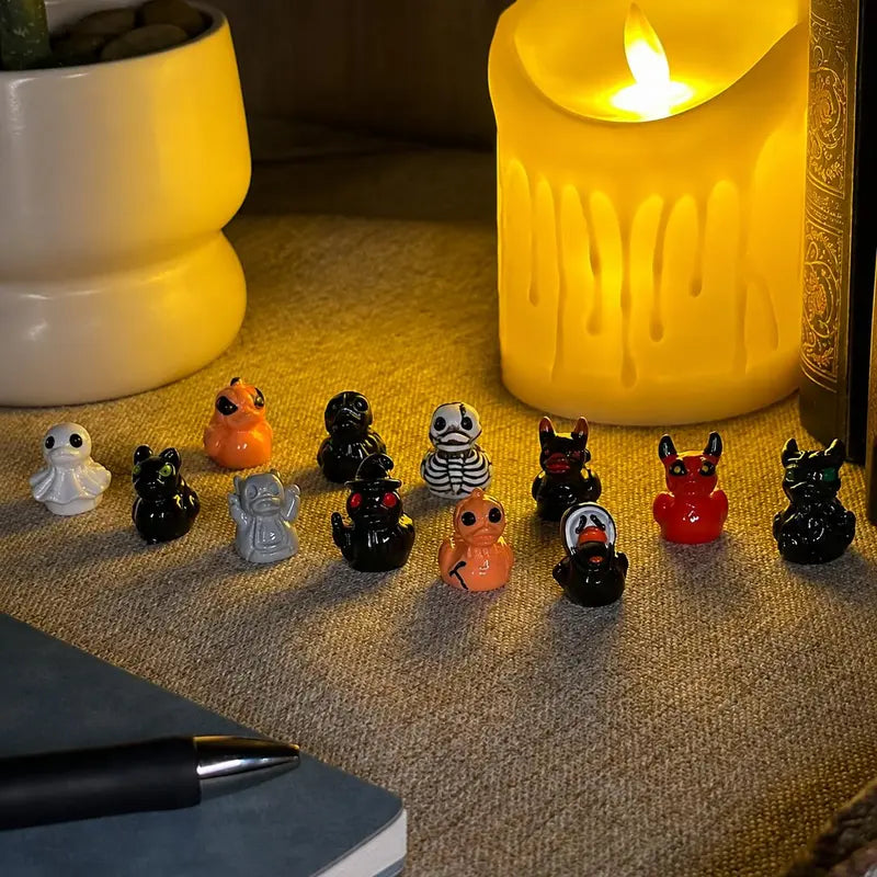 👻 50% OFF + FREE SHIPPING | Spooky Resin Ducks – Mini Halloween Figurines
