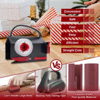 Free Shipping 🎁✨ 2-in-1 Wrapping Paper Cutter & Tape Dispenser, Holiday Gift Wrap Cutting Tool Kit