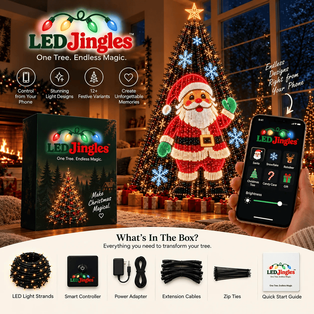 Free Shipping🎄Led Jingles Animated Christmas Tree Lights