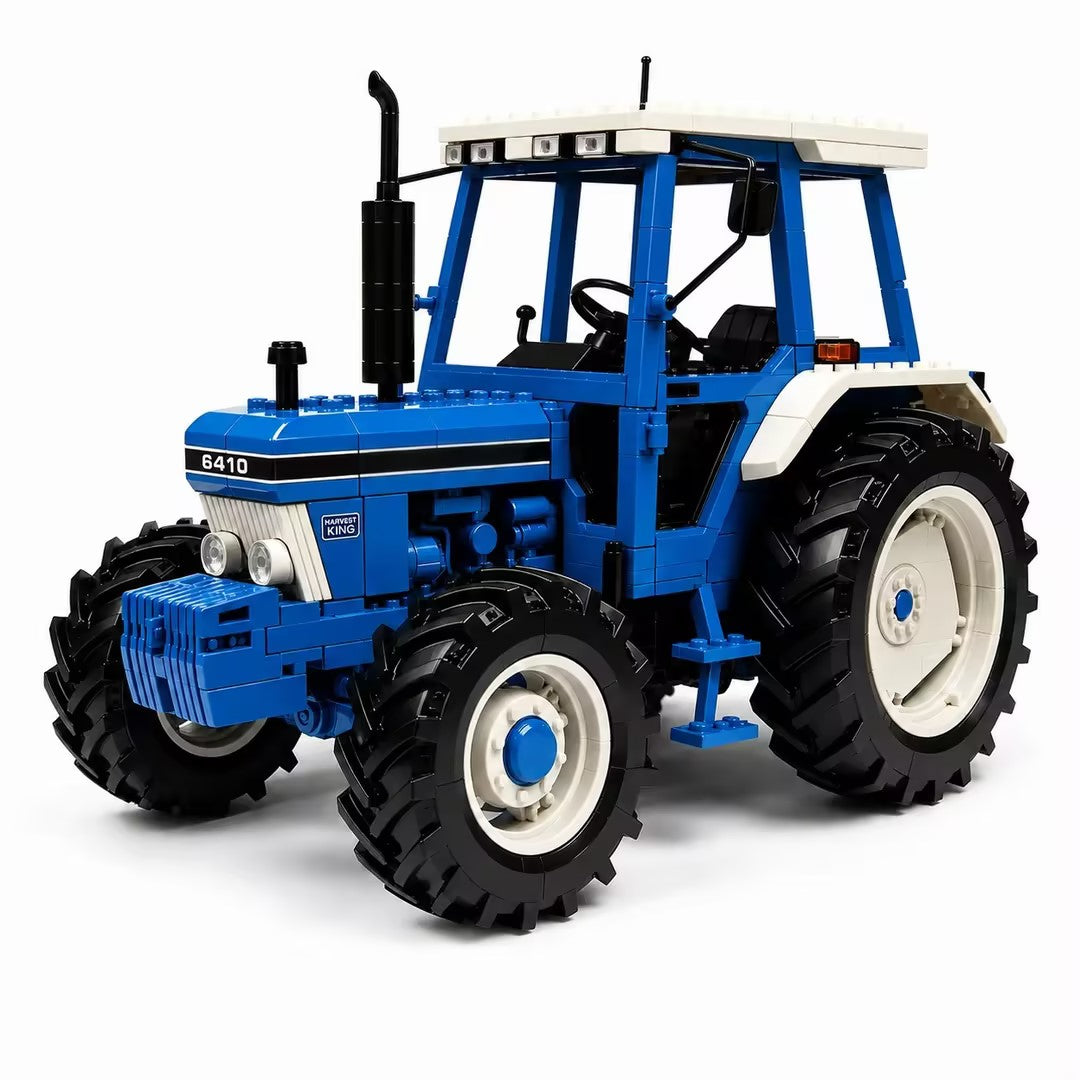 🚚 Free Shipping | 🚜6410 – Vintage Farm Tractor Brick Edition