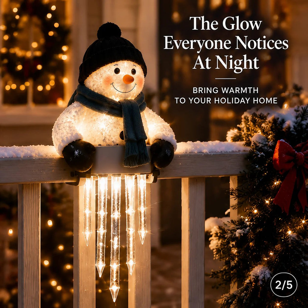 🔥Buy 2 Get 20% OFF🔥☃️WinterGlow Snowman Icicle Light Decor