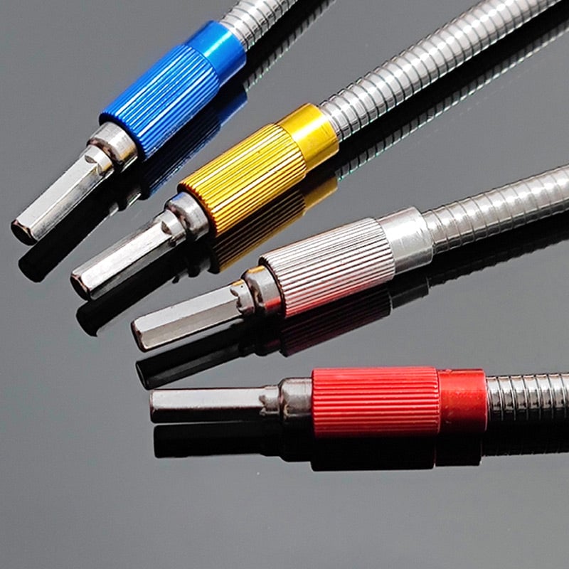 💯 Hexagonal Shank Metal Flex Universal Extension Bit Holder