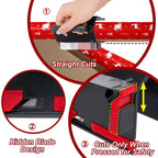 Free Shipping 🎁✨ 2-in-1 Wrapping Paper Cutter & Tape Dispenser, Holiday Gift Wrap Cutting Tool Kit