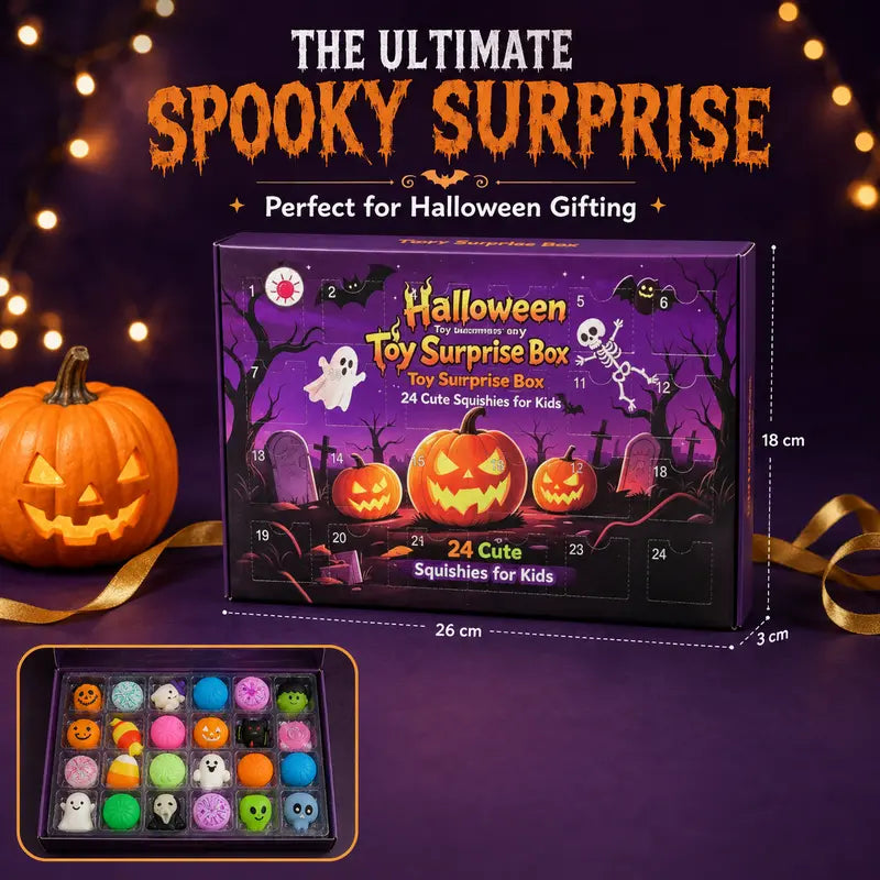 🔥 Last Day: 50% OFF + Free Shipping! 🚚 24-Day Halloween Squishy Countdown Box 🎃
