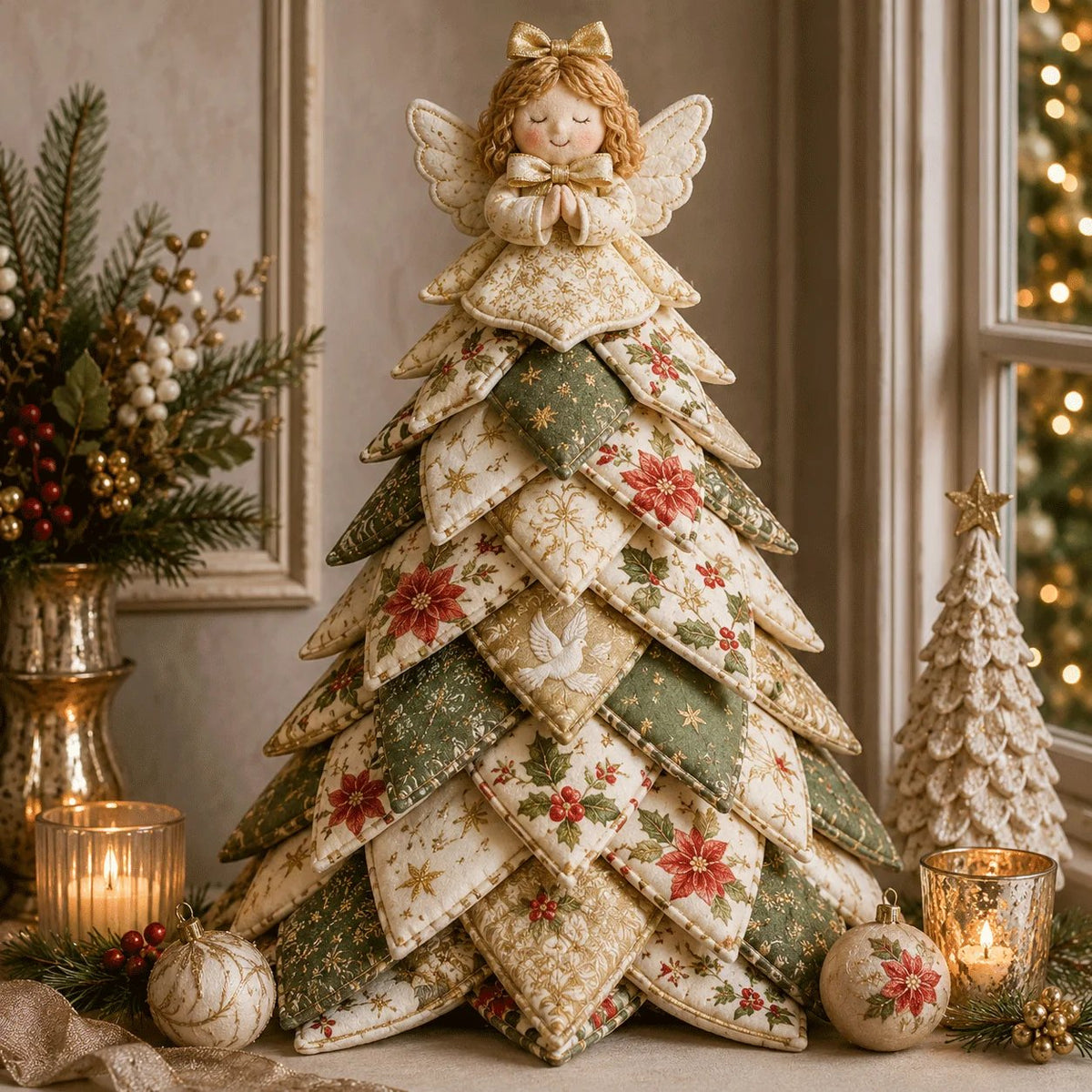🎄Beginner-Friendly DIY Quilted Christmas Tree Kit | Complete Kit with All Tools & Step-by-Step Guide Included 💕