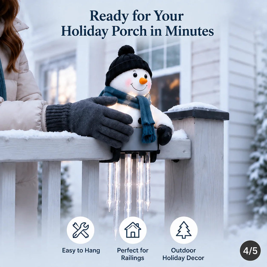 🔥Buy 2 Get 20% OFF🔥☃️WinterGlow Snowman Icicle Light Decor