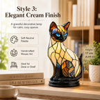 🐾 A Stained-Glass Cat Lamp That Makes Any Room Feel Magical ✨