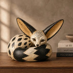 🦊🏠Vintage Fennec Fox Sculpture