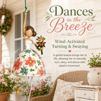 🚚✨ FREE SHIPPING! 💃 Add a Twirl to Your Décor! Whimsical Dancing Lady Hanging Ornament