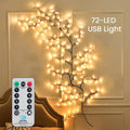 ✨ Flexible LED Branch Lights | Remote-Controlled Holiday Wall Decor