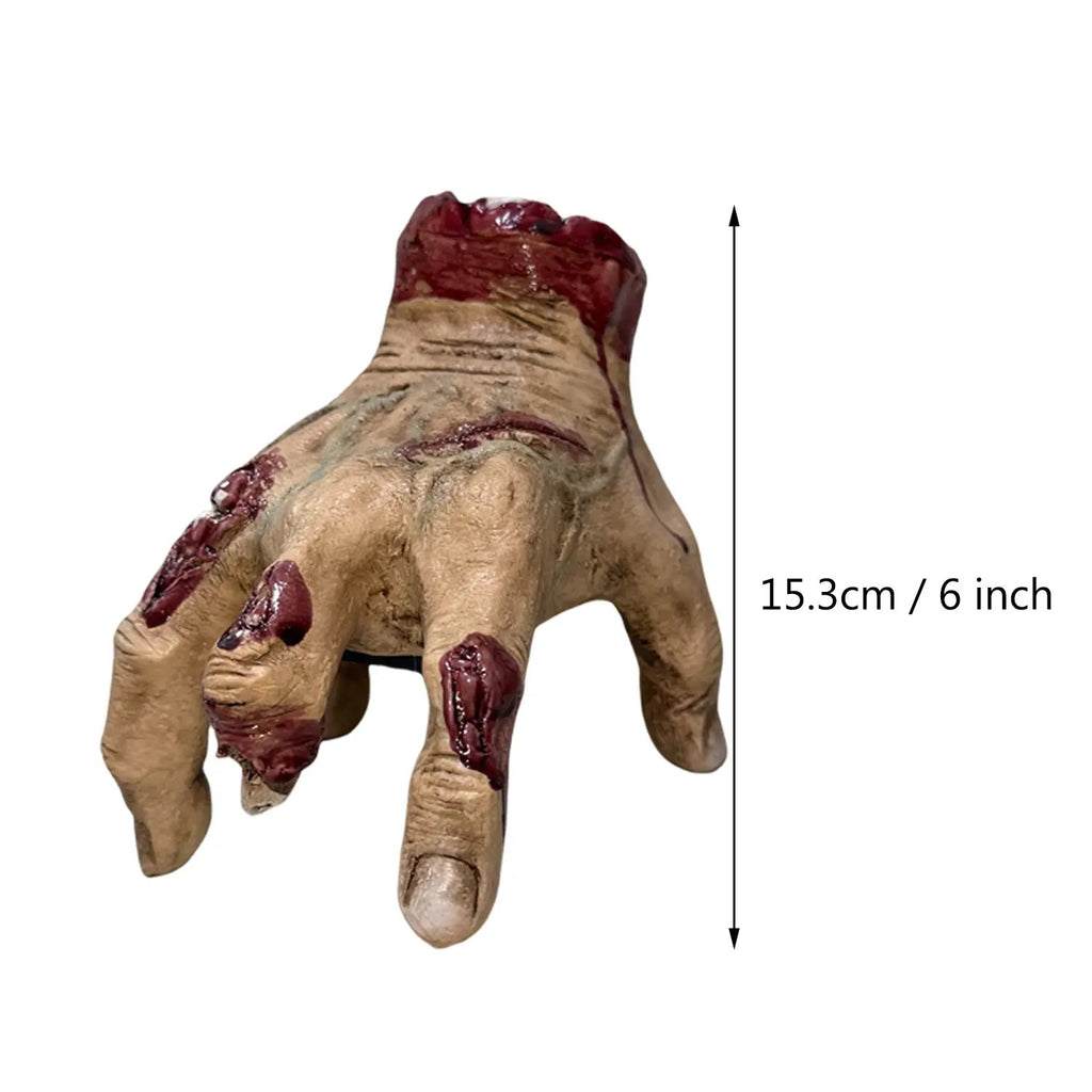 Halloween electric climbing hand decorative figurine