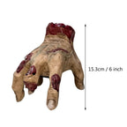 Halloween electric climbing hand decorative figurine