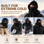 49% OFF! 🔥3-in-1 Warm Winter Sherpa Hood – Face & Neck Protection