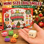 🔥 50% OFF + FREE SHIPPING 🚚 | 2026 Christmas Squishy Advent Calendar 🎄 24 Dumpling Surprises