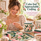 ✨🌸Garden Quilted Mug Cozy DIY Kit