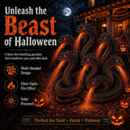 🔥🐉Fire-Breathing Orochi Solar Garden Light – Epic Multi-Headed Dragon Halloween Decor