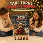 Free Shipping 🎄🐄 2026 Highland Cow Advent Calendar, 24 Days Christmas Countdown, Collectible Figures Gift