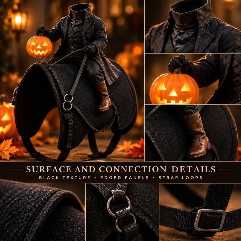 Free Shipping | 🎃 Headless Horseman Rider Pet Costume for Cats & Small Dogs