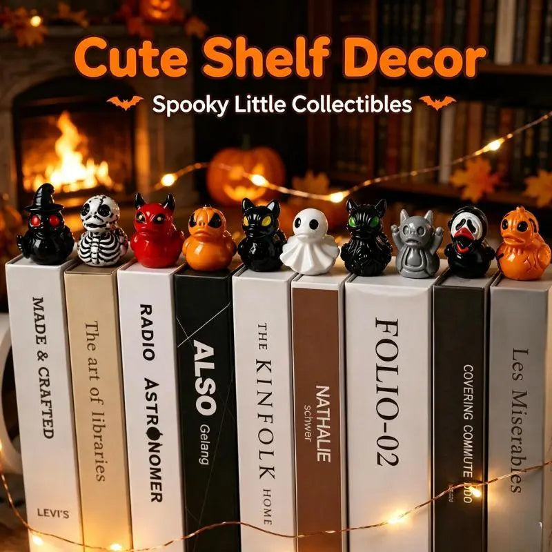 👻 50% OFF + FREE SHIPPING | Spooky Resin Ducks – Mini Halloween Figurines