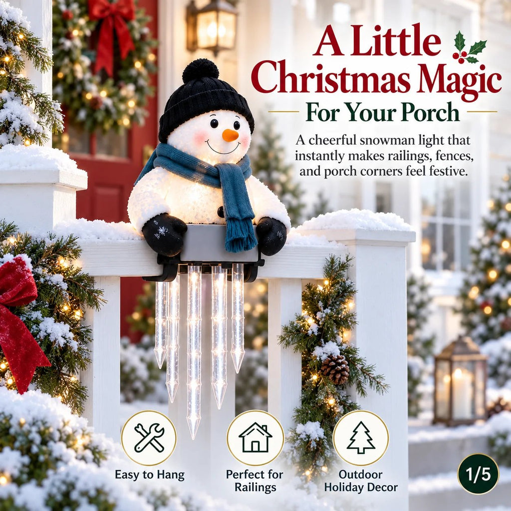 🔥Buy 2 Get 20% OFF🔥☃️WinterGlow Snowman Icicle Light Decor