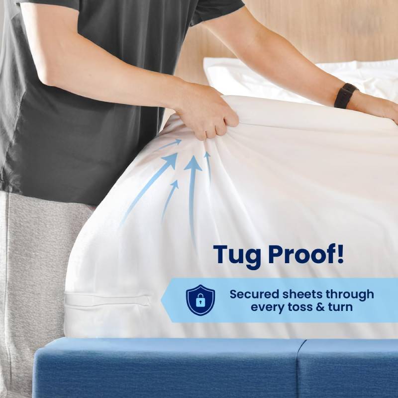 Limited Time 49% OFF🔥4-Pack Universal Heavy-Duty Bed Sheet Holder Straps No-Slip Peace of Mind