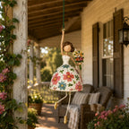 🚚✨ FREE SHIPPING! 💃 Add a Twirl to Your Décor! Whimsical Dancing Lady Hanging Ornament