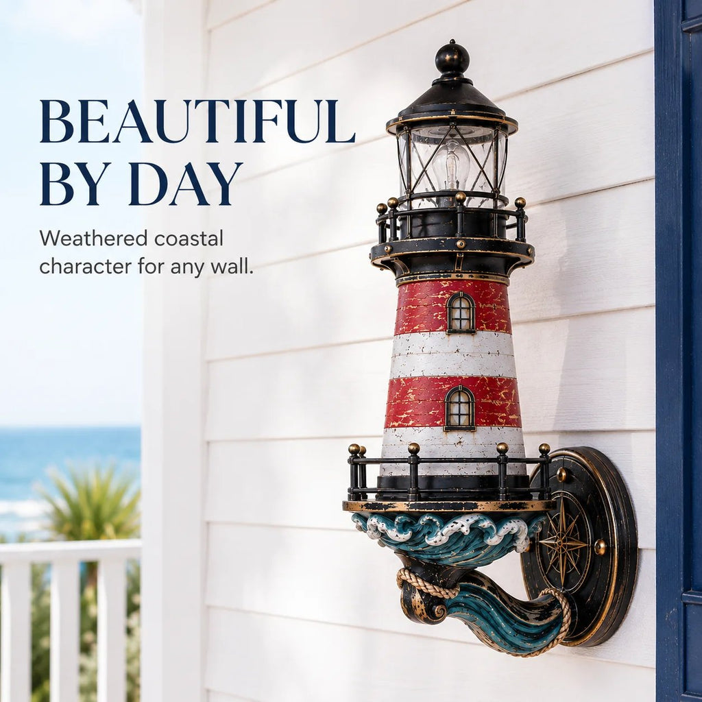 🌊Vintage Coastal Lighthouse Wall Light