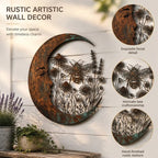 🌙Enchanted Moon Garden Wall Art – Nature-Inspired Outdoor Decor