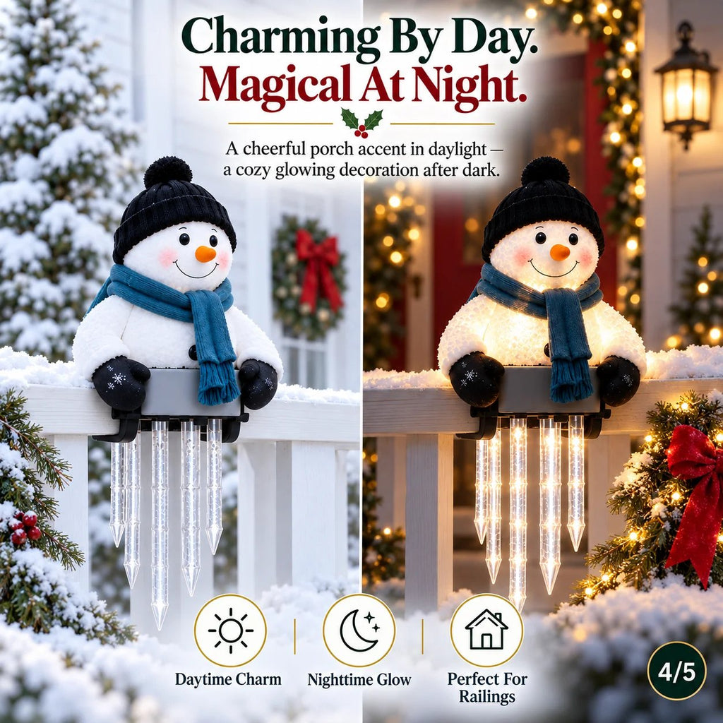 🔥Buy 2 Get 20% OFF🔥☃️WinterGlow Snowman Icicle Light Decor