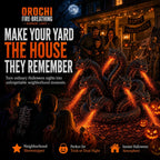 🔥🐉Fire-Breathing Orochi Solar Garden Light – Epic Multi-Headed Dragon Halloween Decor