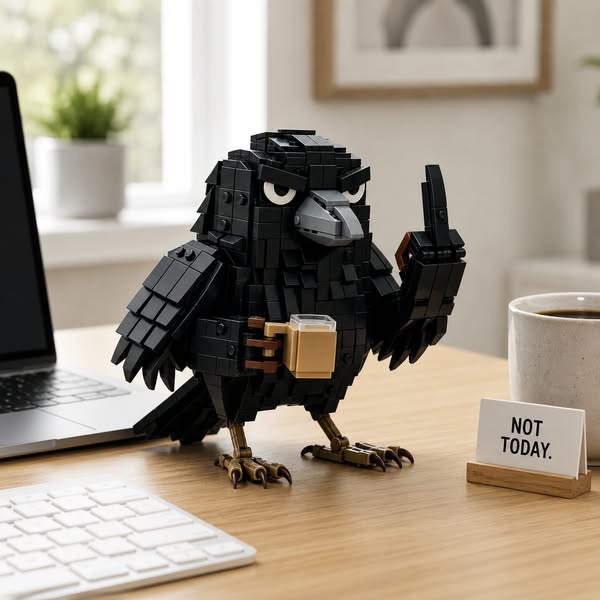 🚚 Free Shipping | Sarcastic Crow Building Block Set