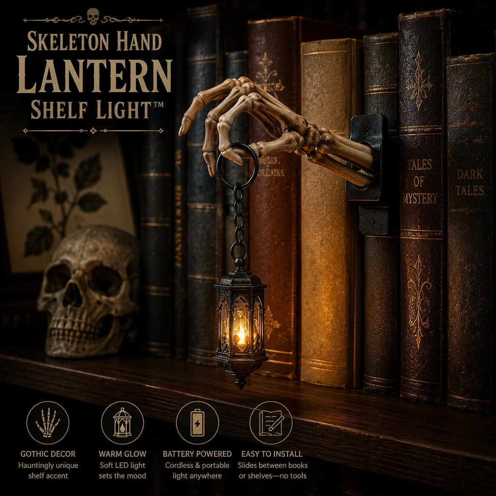 💀Skeleton Hand Lantern Shelf LightTM