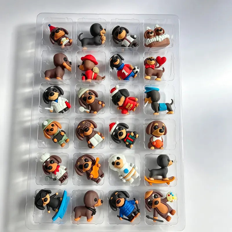 ✅Free Shipping🎄Dachshund Advent Calendar 2026, 24 Days Christmas Countdown, Dog Lover Gift