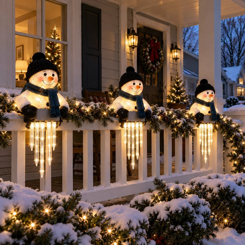 🔥Buy 2 Get 20% OFF🔥☃️WinterGlow Snowman Icicle Light Decor