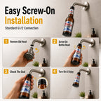 🍺 Beer Bottle Shower Head — 2 Fun Styles, One Hilarious Gift