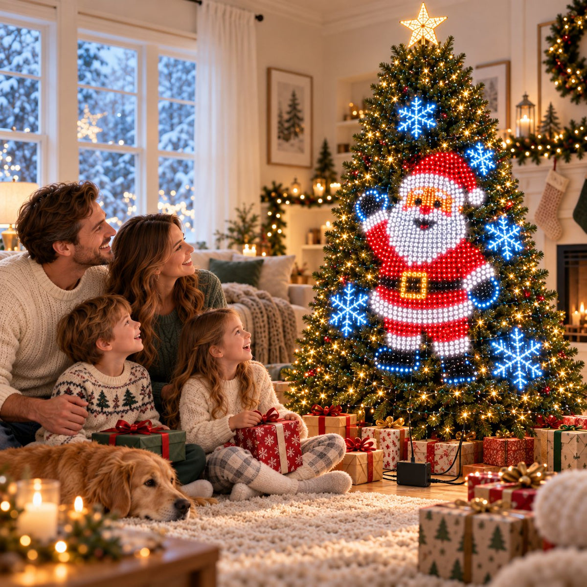 Free Shipping🎄Led Jingles Animated Christmas Tree Lights