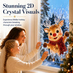 Christmas Window Decal Stickers - Reusable Festive Holiday Glass Decorations