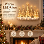 ⭐🌙Step Into an Enchanted Winter Grove: Lighted Christmas Woodland Forest Wall Decor🎄