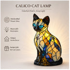 🐾 A Stained-Glass Cat Lamp That Makes Any Room Feel Magical ✨