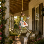 🚚✨ FREE SHIPPING! 💃 Add a Twirl to Your Décor! Whimsical Dancing Lady Hanging Ornament