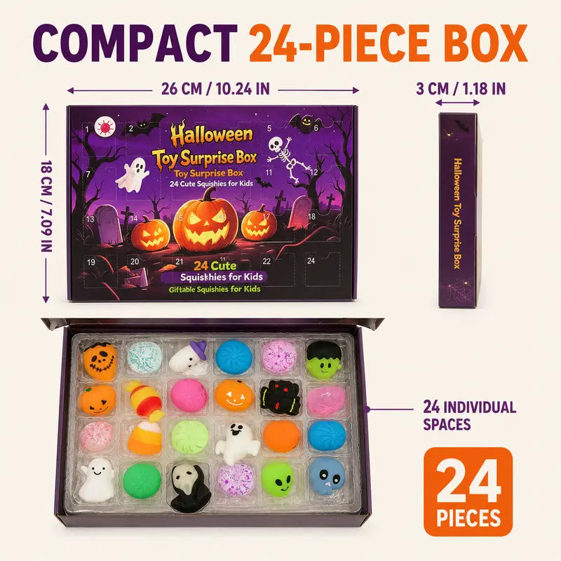 🔥 Last Day: 50% OFF + Free Shipping! 🚚 24-Day Halloween Squishy Countdown Box 🎃