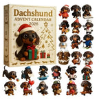✅Free Shipping🎄Dachshund Advent Calendar 2026, 24 Days Christmas Countdown, Dog Lover Gift