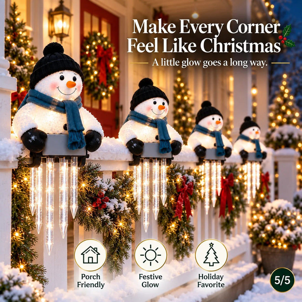 🔥Buy 2 Get 20% OFF🔥☃️WinterGlow Snowman Icicle Light Decor