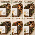 ⏰LAST DAY 50% OFF 🐿️ Chipmunk Tree Hollow Door Topper | Woodland Animal Doorway Decor For Cozy Nature Homes