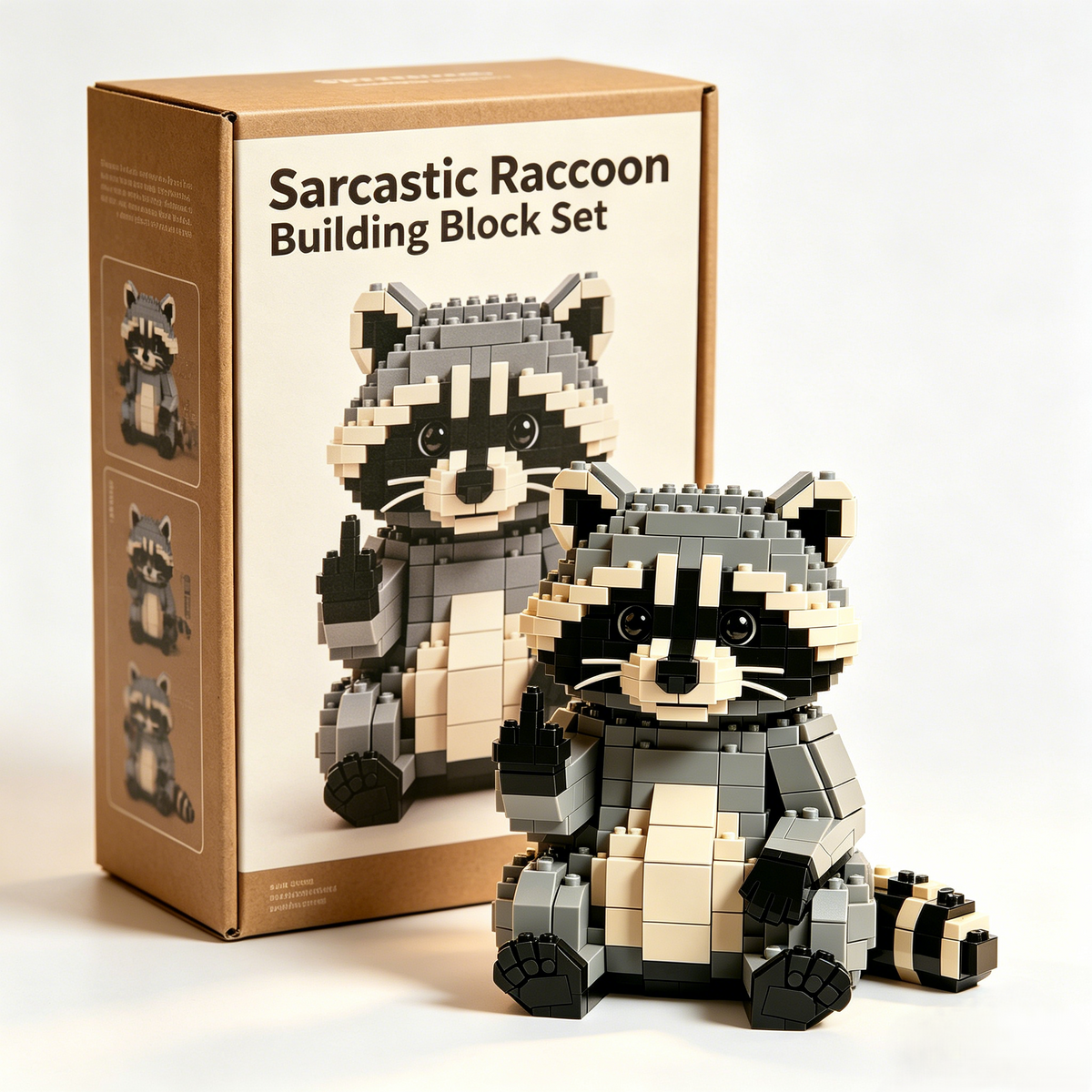 🚚 Free Shipping | Sarcastic Raccoon Building Block Set