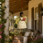🚚✨ FREE SHIPPING! 💃 Add a Twirl to Your Décor! Whimsical Dancing Lady Hanging Ornament