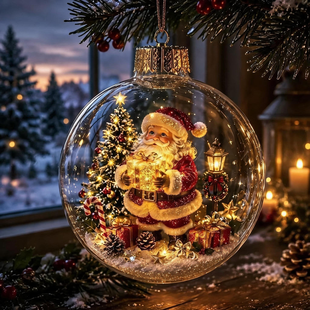 🚚📦 Free Shipping 🎄✨ Glowing Christmas Model Decorations
